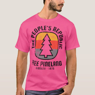 Camiseta Insignia de camping retro de la patria libre