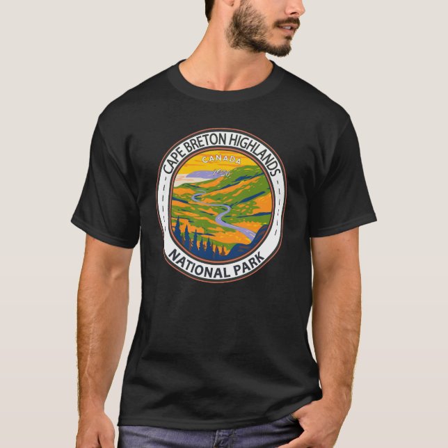 Camiseta Insignia de Canadá del Parque Nacional de las Tier (Anverso)