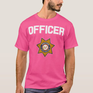 Camiseta Insígnia de cumplimiento de oficial de seguridad P