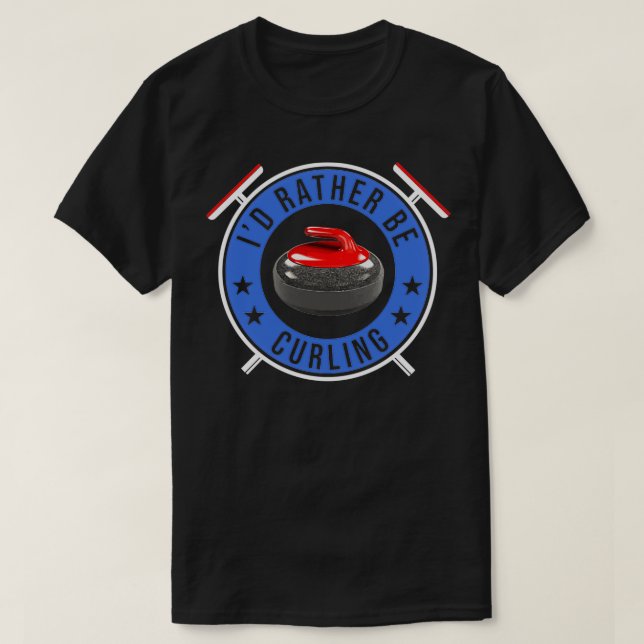 Camiseta Insignia de curling de Guay Ix27d más bien curling (Diseño del anverso)