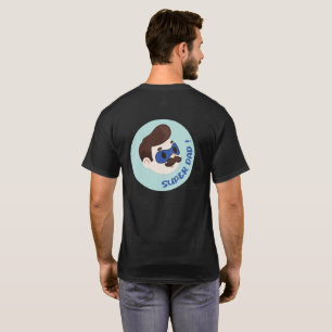 Camiseta Insígnia de dibujos animados de Super Papá