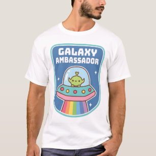 Camiseta Insignia de Embajador de la Galaxia de Alien Diver