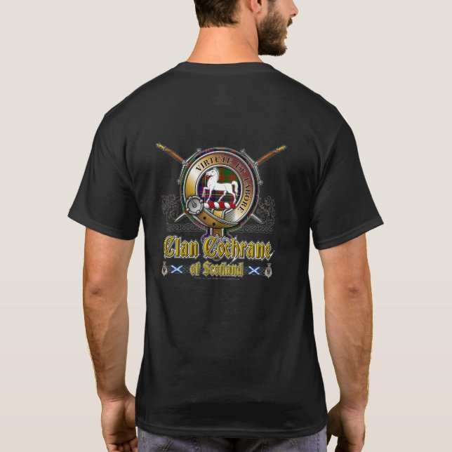 Camiseta Insignia de Escudo de Cochrane (Reverso)