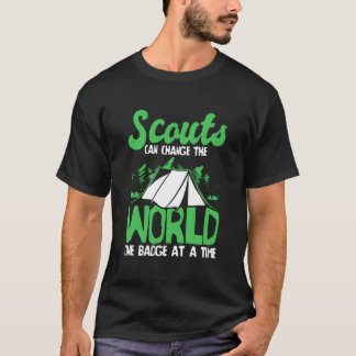 Camiseta Insígnia de Explorador Uniforme Naturaleza Explora