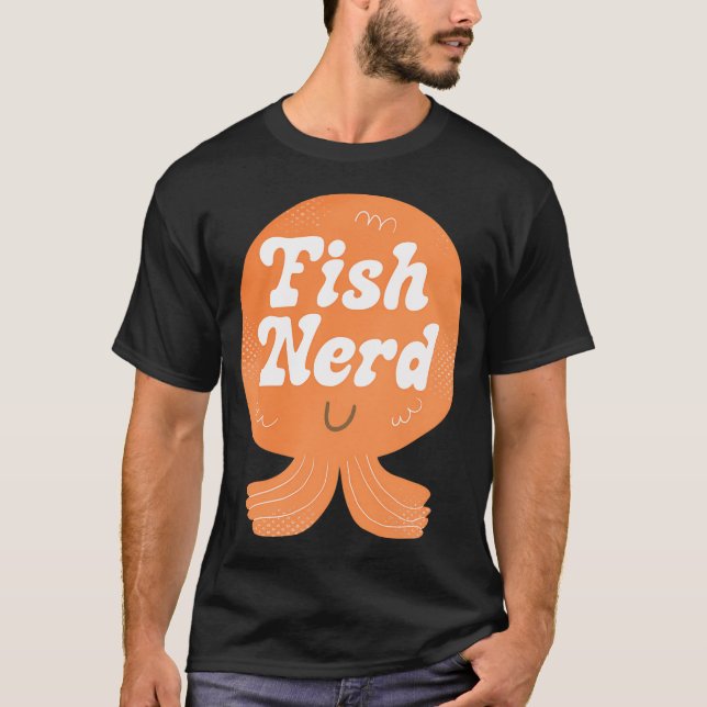 Camiseta Insignia de Friki de Peces (Anverso)