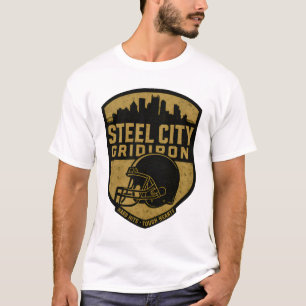 Camiseta Insígnia de Fútbol Americano Vintage