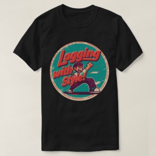 Camiseta Insignia de Jugador Retro_ Cámara Lenta, Gran Ambi