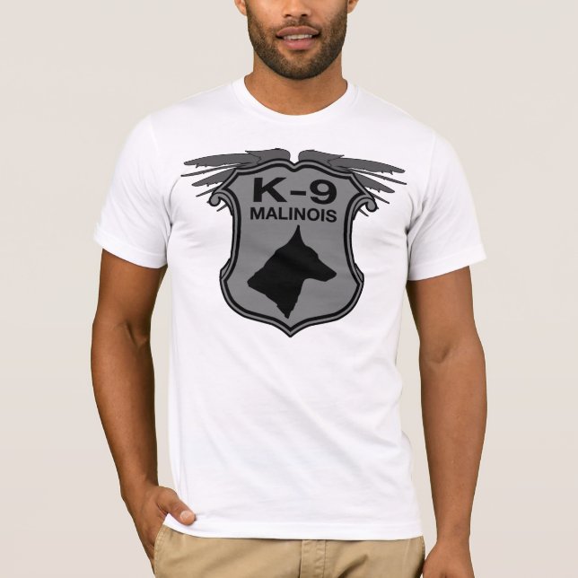 Camiseta Insignia de K-9 Malinois (Anverso)