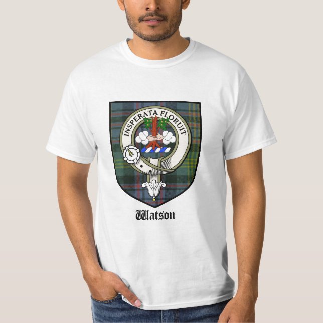 Camiseta Insignia de la camiseta/del tartán/del clan del (Anverso)