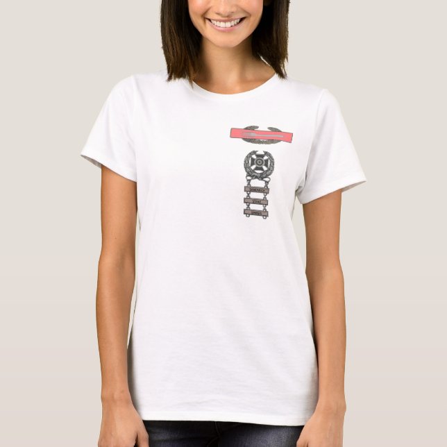 Camiseta Insignia de la cocina del combate (Anverso)