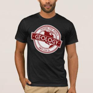 Camiseta Insignia de la geología que forma el mundo