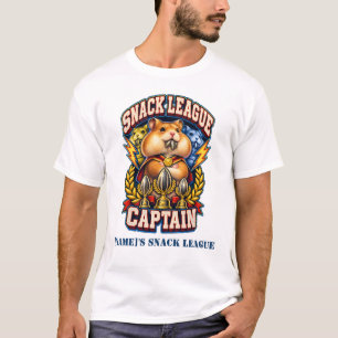 Camiseta Insignia de la Liga de Snacks del Capitán Hámster