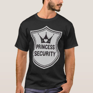 Camiseta Insignia de la Policía Blanca Princesa Seguridad G