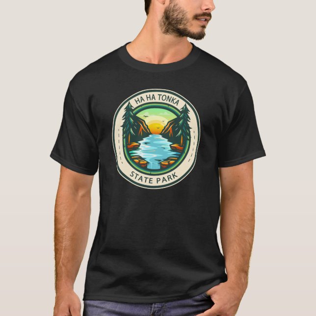 Camiseta Insignia de Missouri del Parque Estatal Ha Tonka (Anverso)