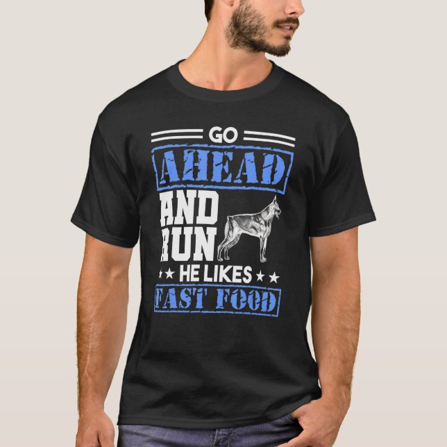 Camiseta Insignia De Oficial De Policía, Adelante Y Corre C (Anverso)