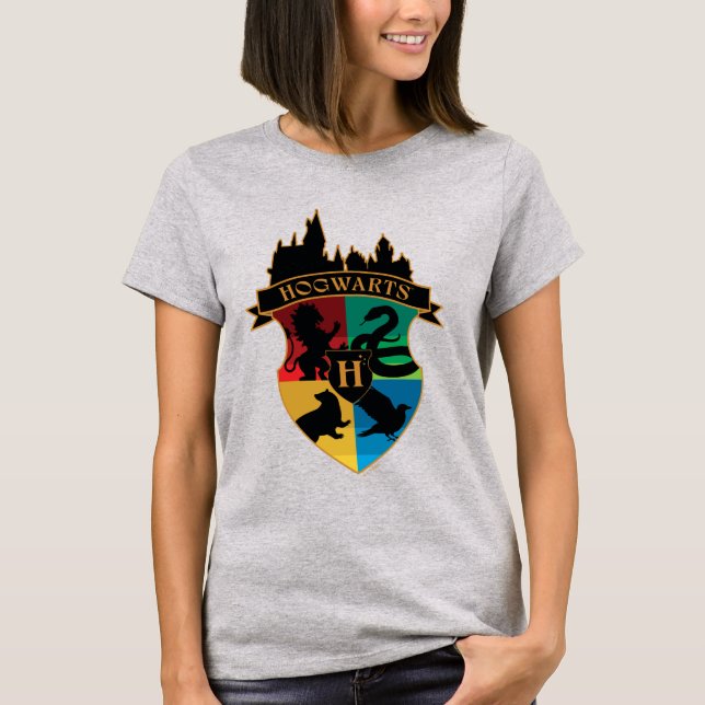 Camiseta Insignia de Orgullo de la Casa del Castillo de HOG (Anverso)