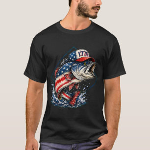 Camiseta Insignia de pescador de Mahi-Mahi