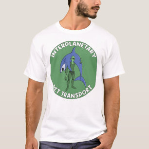 Camiseta Insígnia de transporte de mascotas interplanetaria