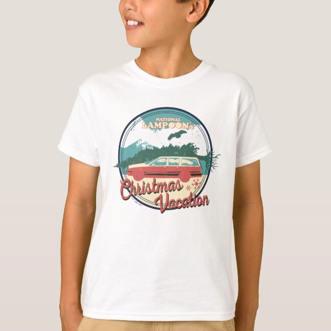 Camiseta Insignia de vacaciones de Navidades de Lampoon (Anverso)