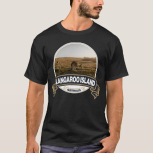 Camiseta Insignia de viaje de Australia para la isla de los