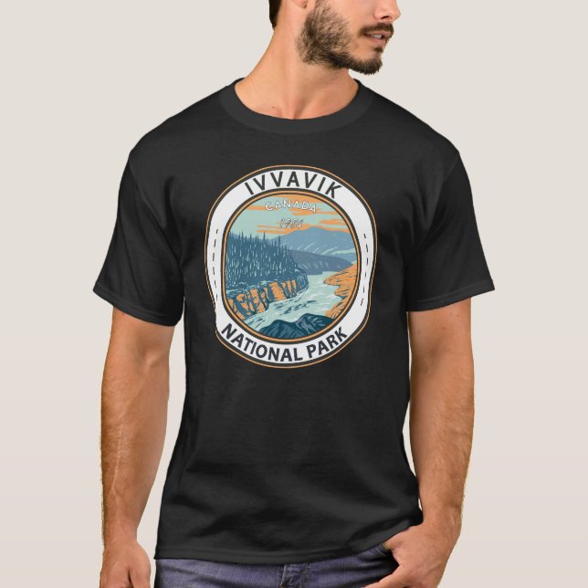 Camiseta Insignia de viaje del Parque Nacional Ivvavik Cana (Anverso)