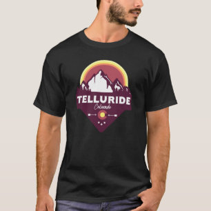 Camiseta Insígnia de vida silvestre de Telluride Colorado C