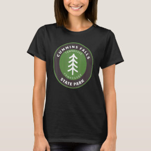 Camiseta Insignia del bosque de Tn Tn de Cummins Falls Stat