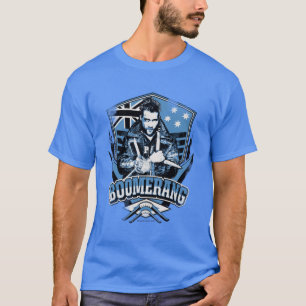 Camiseta Insignia del bumerán del pelotón el   del suicid