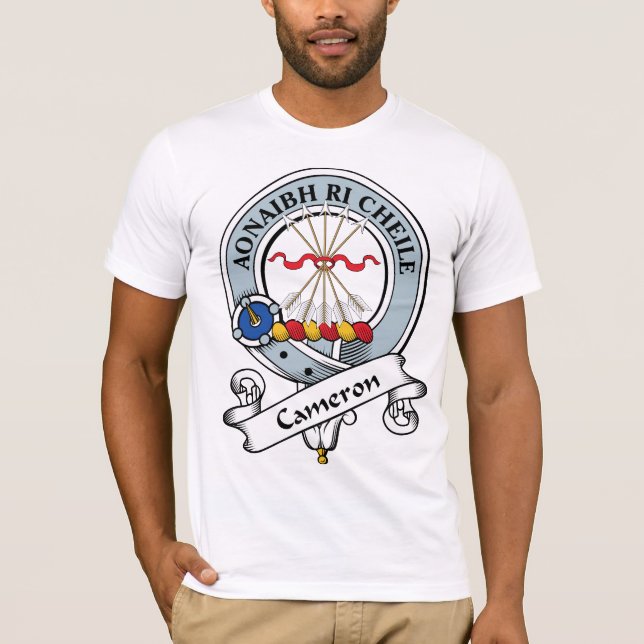 Camiseta Insignia del clan de Cameron (Anverso)