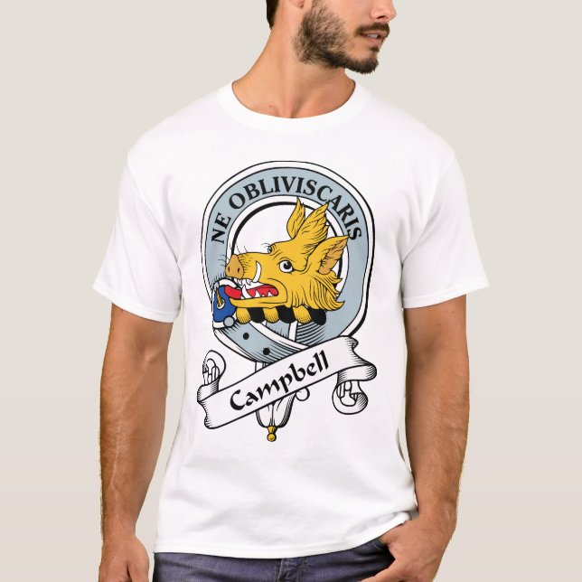 Camiseta Insignia del clan de Campbell (Anverso)