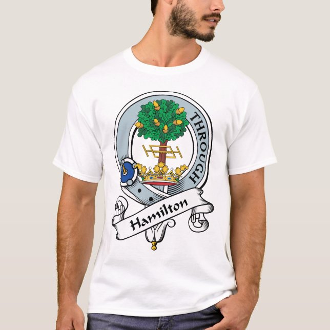 Camiseta Insignia del clan de Hamilton (Anverso)