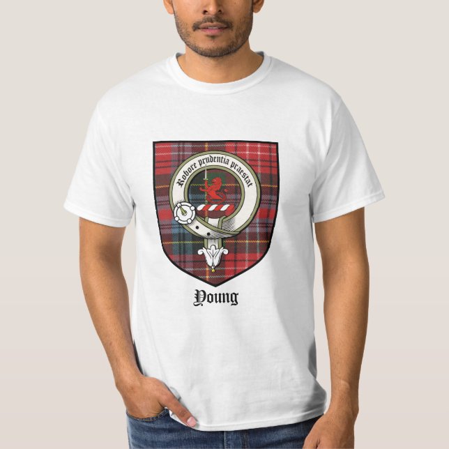 Camiseta Insignia del clan/escudo/tartán jovenes del clan (Anverso)