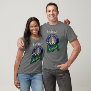 Camiseta Insígnia del Clan Henderson y Tartán