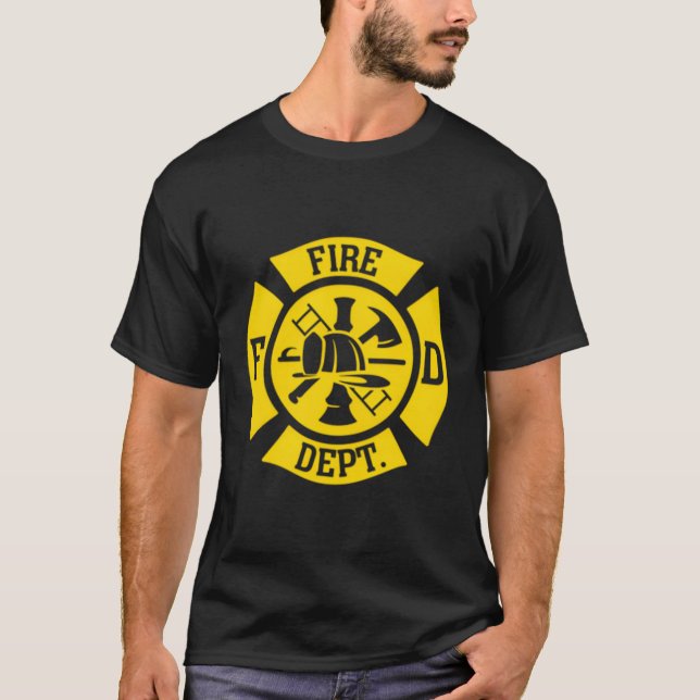 Camiseta Insignia del Departamento de Bomberos (Anverso)