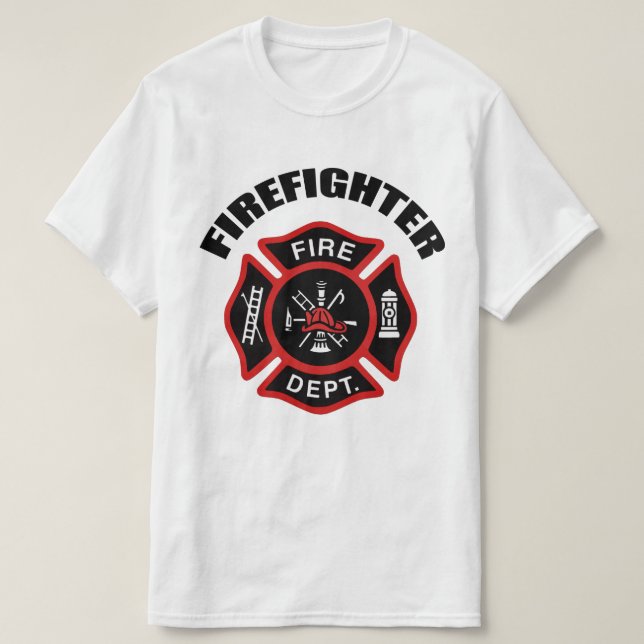 Camiseta Insignia del Departamento de Bomberos (Diseño del anverso)