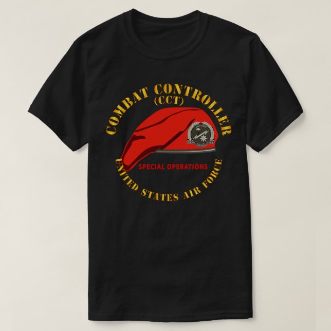 Camiseta Insignia del equipo de control de combate con Red  (Diseño del anverso)