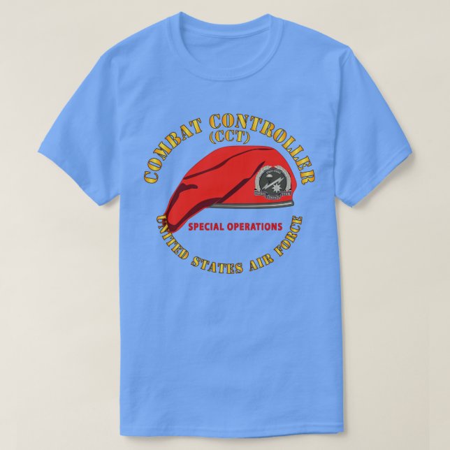 Camiseta Insignia del equipo de control de combate con Red  (Diseño del anverso)