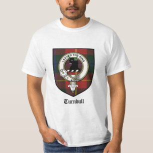Camiseta Insignia del escudo del clan de Turnbull/tartán de
