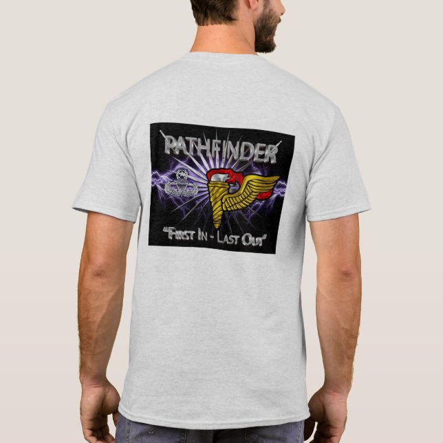 Camiseta Insignia del parapente -"Primero en último término (Reverso)