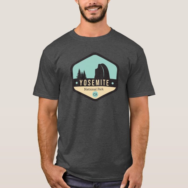 Camiseta Insignia del parque nacional de Yosemite (Anverso)