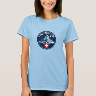 Camiseta Insignia del Patrimonio de Suiza Matterhorn