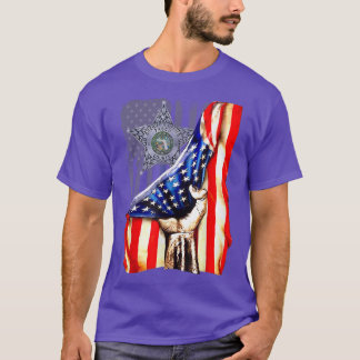 Camiseta Insignia del sheriff del condado de Pasco con band