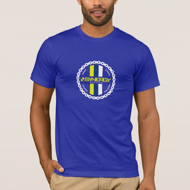Camiseta Insignia en medio azul (Anverso)
