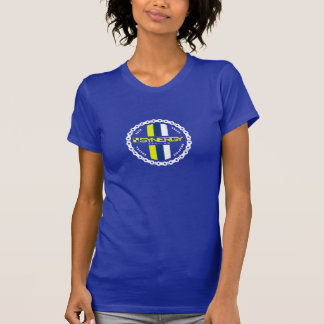 Camiseta Insignia en para mujer azul