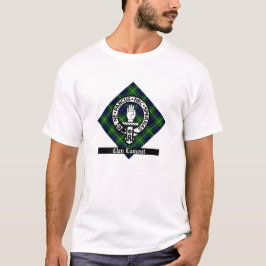 Camiseta Insignia Escudo de Clan Lamont y Tartán
