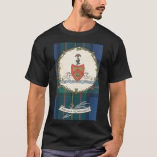 Camiseta Insignia Escudo de Clan MacLaren Vintage Tartan