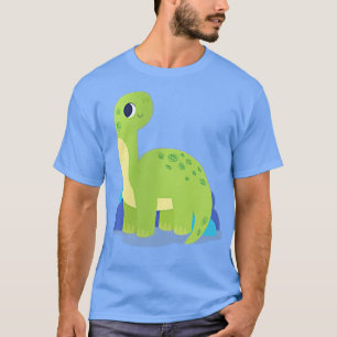 Camiseta Insignia minimalista de mujeres con dinosaurio de