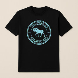 Camiseta Insignia Moose del Parque Nacional Yellowstone