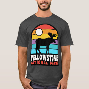 Camiseta Insignia Moose del Parque Nacional Yellowstone
