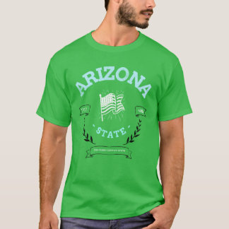 Camiseta Insignia patriótica del estado de Arizona